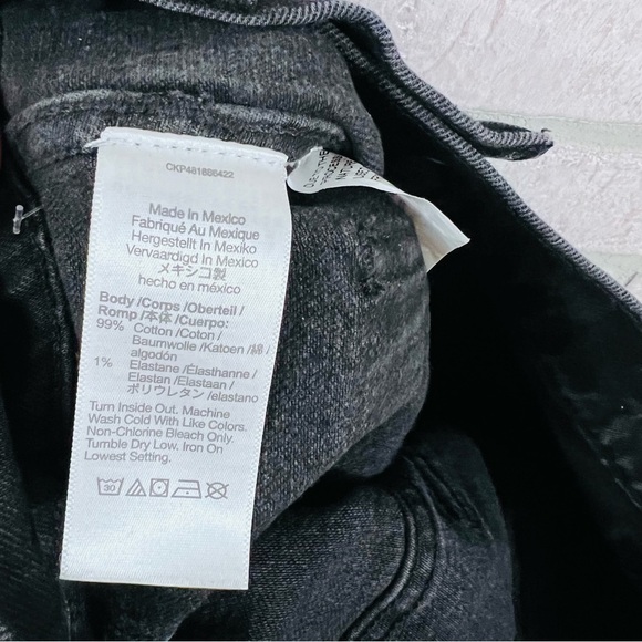 Madewell 90’s Straight Utility High Rise Jeans in Camplin Wash Size 24 - Picture 11 of 11